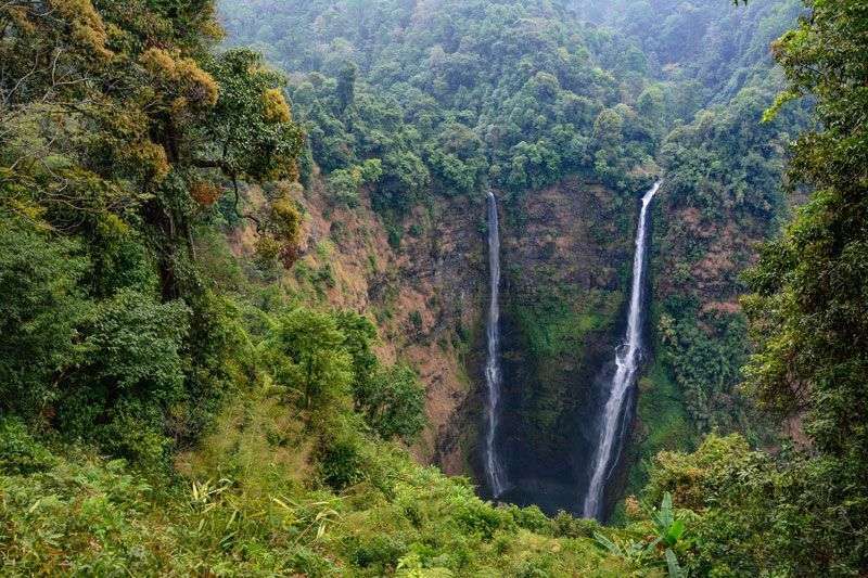 Watervallen op het Bolaven Plateau<br>